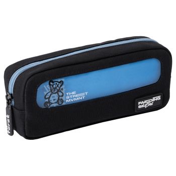 Пенал мягкий с прозрачным окошком, 1 отделение, 205*80*50 Först 