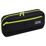 Пенал мягкий 1 отделение, 1 карман, 215*95*44 мм, Berlingo "Black and yellow", полиэстер, внутренний органайзер