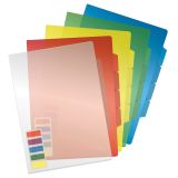 Папка-уголок СТАММ А4, 150мкм, 3 отделения, ассорти