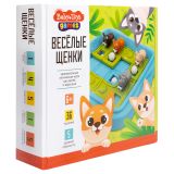 Игра настольная BabyToys "Веселые щенки", картонная коробка