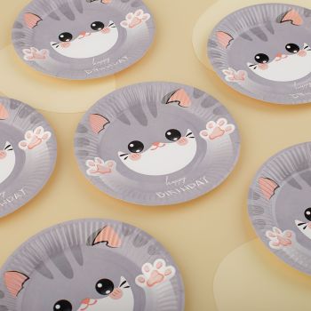 Тарелки бумажные MESHU 