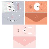 Конверт для денег MESHU "Funny friends" 85*164мм, глянцевая ламинация, 3 дизайна