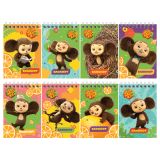 Блокнот А7 40л. на гребне BG "Чебурашка"