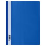 Папка-скоросшиватель пластик. СТАММ А4, 160мкм, синяя с прозр. верхом