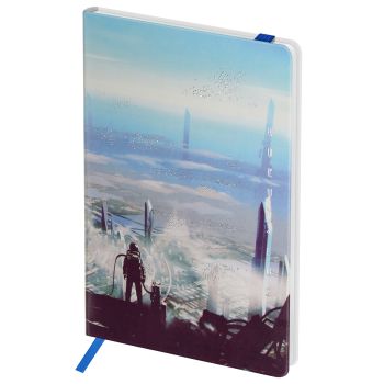 Записная книжка А6 80л. ЛАЙТ, кожзам, Greenwich Line 