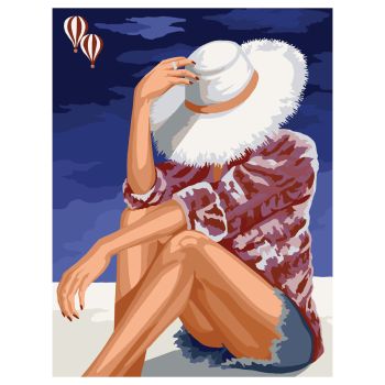 Картина по номерам на холсте ТРИ СОВЫ 