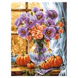 Картина по номерам на картоне ТРИ СОВЫ "Садовый натюрморт", 30*40, с акриловыми красками и кистями