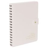 Ежедневник недатированный, А5, 136л., мягкий переплет, экокожа, BG "Embrace. Azalea", пудровый, на гребне