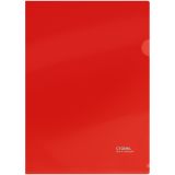 Папка-уголок СТАММ А4, 180мкм, пластик, непрозрачная, красная