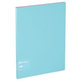 Папка с 20 вкладышами Berlingo "Haze" А4, 14мм, 600мкм, с внутр. карманом, голубая, софт-тач