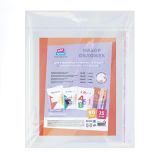 Комплект обложек (15шт.) для учебников и рабочих тетрадей "Школа России" 1-4 класса, ПЭ 90мкм, универсальные с клеевым краем, ArtSpace