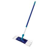 Швабра York Smart, с флаундером 40*10,5 см, телескоп черенок 140см, еврорезьба, МОП микрофибра