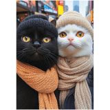 Пазл  260 эл. ТРИ СОВЫ "Кото-осень в городе"