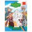 Раскраска с цв. фоном А5, 16 стр., ТРИ СОВЫ 