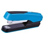 Степлер №24/6, 26/6 Berlingo "Fluent", до 25л., пластиковый корпус, голубой