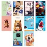 Набор открыток Арт и Дизайн  "Ассорти №18" 121*183мм, 10 дизайнов