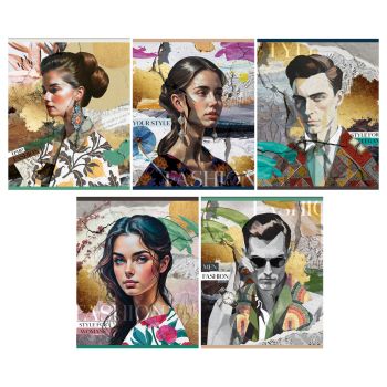 Тетрадь 48л., А5, клетка Greenwich Line 