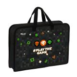 Папка с ручками 1 отделение, А4 Först "Play the game", 340*245*75мм, пластик, на молнии