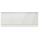 Планинг недатированный 56л., 285*100, ПВХ, BG "Минимал", отд. фольгой, мягкий гребень, белый