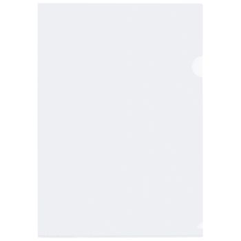 Папка-уголок СТАММ А4, 150мкм, пластик, прозрачная, бесцветная