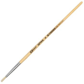 Кисть, щетина, ArtSpace, круглая №06, пакет, европодвес