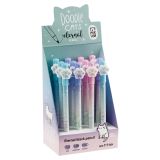 Карандаш ч/г с металлическим наконечником MESHU "Sweet infinity", HB, ассорти, топпер, шоу-бокс