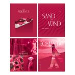 Тетрадь 48л., А5, клетка BG "Пурпурный цвет", "софт тач" ламинация