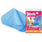 Салфетки для уборки York "Premium", сверхвлаговпитывающие, набор 8шт+2шт, 35*50см, синие