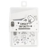 Набор MESHU "Sweet infinity": мини-степлер №24/6 до 20л.; скобы №24/6; пластиковый бокс