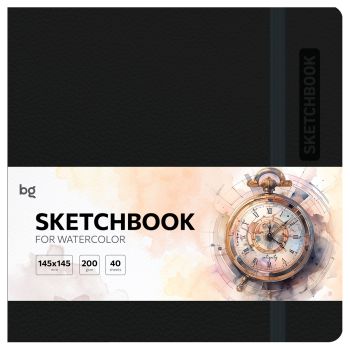 Скетчбук для акварели 40л., 145*145 BG 