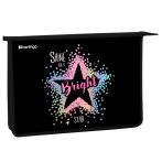 Папка для тетрадей 1 отделение, А4 Berlingo "Bright star", 340*245*40 мм, пластик, на молнии