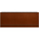 Планинг недатированный, 56л., 330*130мм, кожзам, BG "Виннер", коричневый