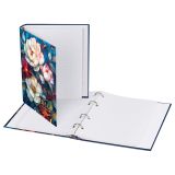 Тетрадь на кольцах А5, 120л., BG "Витраж", глянцевая ламинация, тиснение фольгой