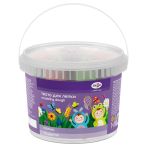 Тесто для лепки Гамма "Малыш", 12 цветов*30г, пластиковое ведро