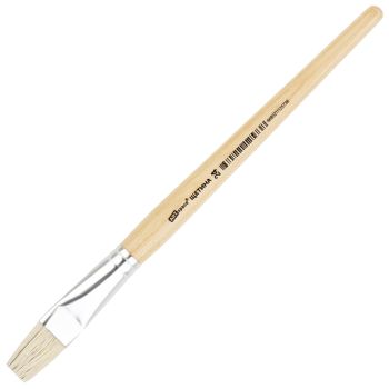 Кисть, щетина, ArtSpace, плоская №24, пакет, европодвес