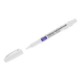 Маркер перманентный OfficeSpace белый, пулевидный, 1мм