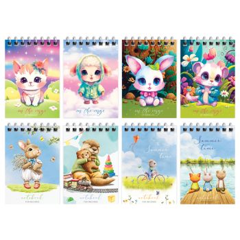 Блокнот А7 40л. на гребне BG 