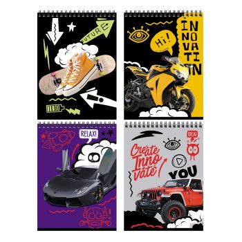 Блокнот А5 40л. на гребне BG 