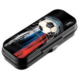 Пенал-футляр, 215*90*43 СТАММ "Мяч", черный