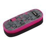 Пенал корпусный 1 отделение, 220*90*45 мм, Berlingo "Happy Cats", полиэстер