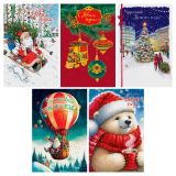 Открытка Арт и Дизайн "Новый год. Ассорти №3 " 121*183мм, 5 дизайнов