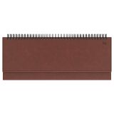 Планинг недатированный, 56л., 330*130мм, кожзам, BG "Небраска", коричневый