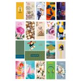 Конверт для денег Арт и Дизайн "Ассорти №32", 83*167мм, с отделкой, 20 дизайнов