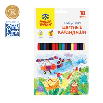 Карандаши цветные Мульти-Пульти 