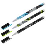 Ручка гелевая стираемая MESHU "Anime boys" синяя, 0,5мм, корпус ассорти