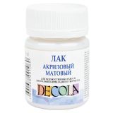 Лак акриловый матовый Decola, 50мл