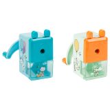 Точилка механическая ArtSpace "Веселые друзья", пласт. корпус ассорти, инд. упаковка