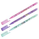 Ручка гелевая стираемая MESHU "Flying unicorn" синяя, 0,5мм, корпус ассорти