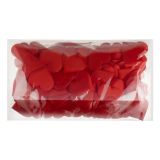 Наполнитель для подарков, 3см, "Красные сердца", MESHU, 100шт., красный