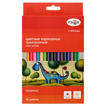 Карандаши цветные Гамма 